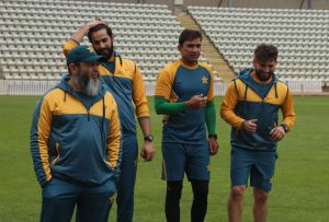 کووڈ 19 ٹیسٹ منفی آنے کے بعد پاکستانی کرکٹ ٹیم  نے باقاعدہ پریکٹس شروع کر دی