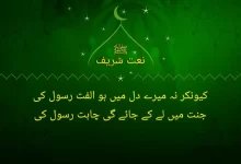kyoun kr na mery dil main ho ulfat rasool ki