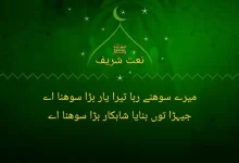 mery sohny raba tera yaar bara sohna ay