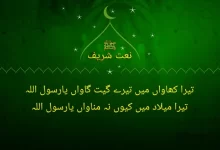 tera khawaa main tery geet gawa ya rasool allah