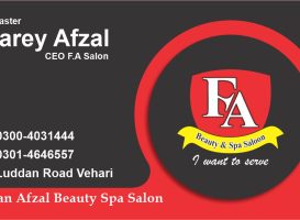 F.A Beauty Salon CARD